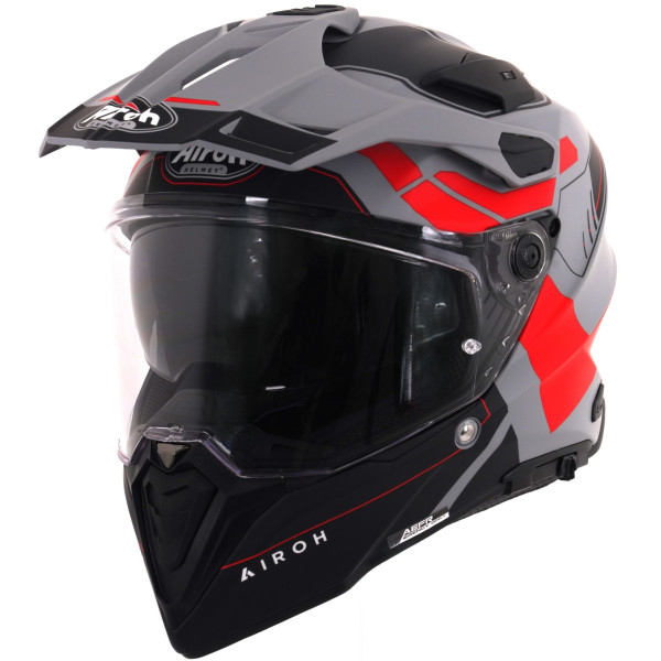 Airoh Airoh commander 2 helmet - reveal red fluo matt - l